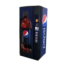 Dixie Narco Model 276E 12 oz Can Machine - Pepsi New Age Bottle Graphics